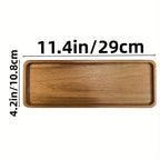 Japanese solid wood fruit plate factory wholesale wooden tray multi-size high-value fruit tray snack plate