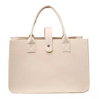 Tote Bag Women Shopping Bag Felt Foldable Grocery Basket  Storage Organizer Utility Tote Handbag for Picnic Beach Pool Travel