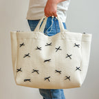 New bow tote bag small fashion Tote bag large capacity shoulder bag