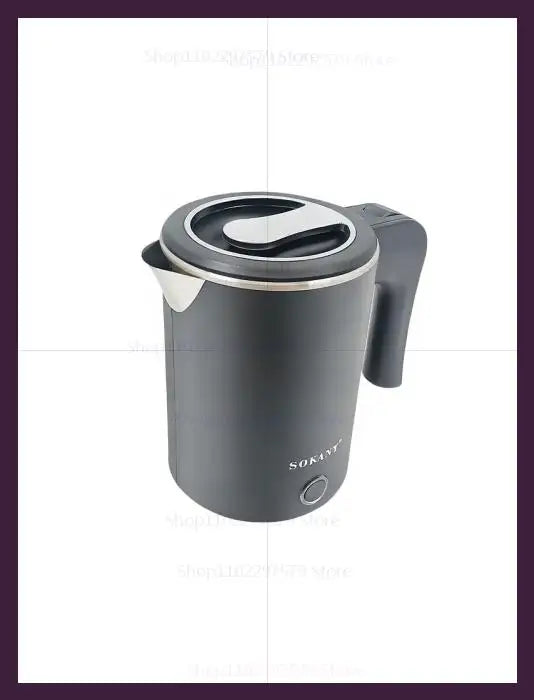 Portable 500ML Travel Electric Kettle Stainless Steel Water Boiler for Tea Coffee Hot Water Family Camping Kitchen Smart Kettle