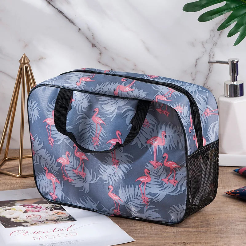 Women Tote Makeup Bags Travel Cosmetic Bag Toiletries Organizer Fashion Storage Neceser Hanging Bathroom Wash Bag