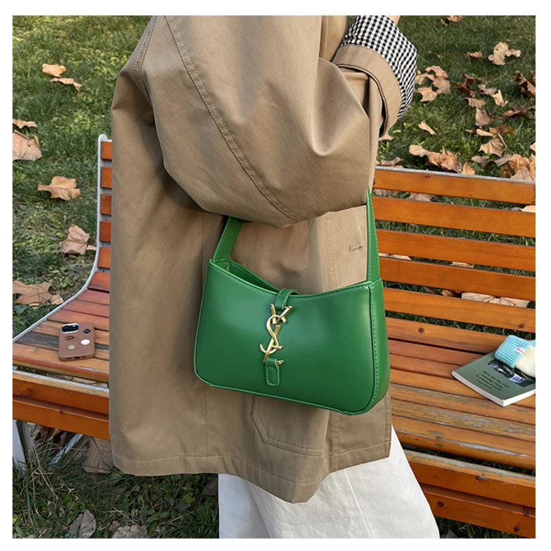 Women's bag 2025 new high-end fashion underarm bag popular versatile large capacity single shoulder bag women's bags